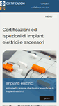 Mobile Screenshot of certificazioni.it